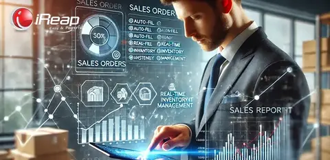 image sales order application increases salesman productivity